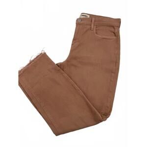 L'agence women's 26 Sada High Rise Slim cropped light Mocha Jeans